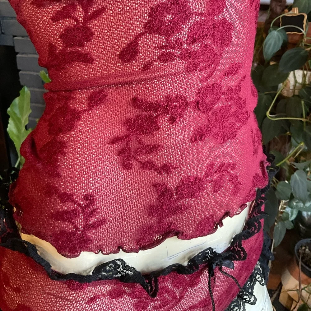 NEW Y2K Victorias Secret Lace Burnout Cami & Panty Set 2003